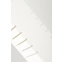 Biała, gipsowa lampa ścienna z nacięciami 697/1 BIA z serii HAROLD 10