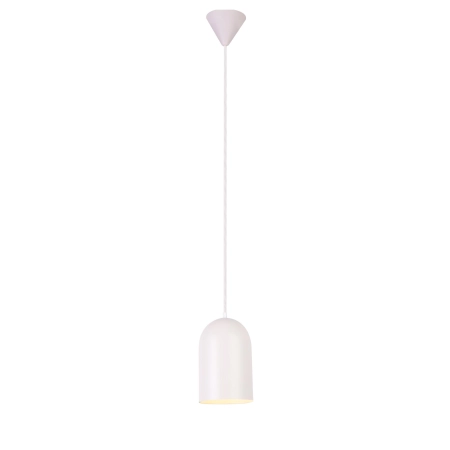 Lampa wisząca biała z wąskim kloszem do kuchni LEDEA 50101184 z serii OSS