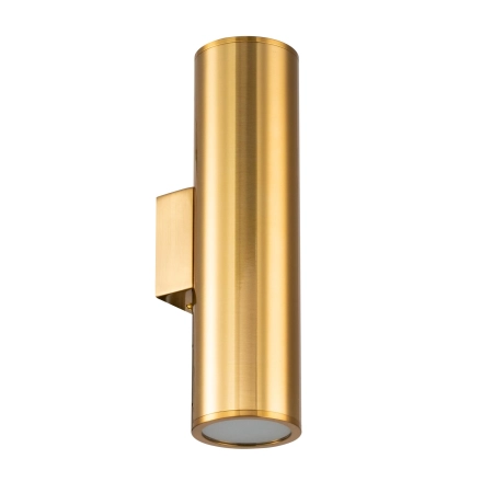 Kinkiet podwójna złota tuba wąska E27 LEDEA 50401228 z serii AUSTIN