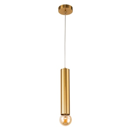 Lampa wisząca złota tuba regulowana LEDEA 50101230 z serii AUSTIN SLIM