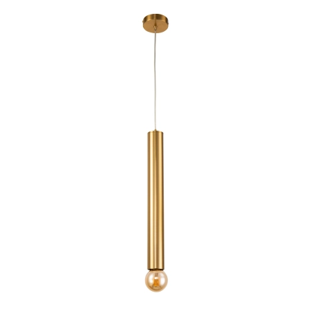 Lampa wisząca długa złota wąska tuba LEDEA 50101231 z serii AUSTIN SLIM