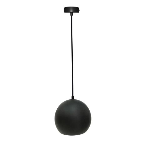 Lampa wisząca z czarnym metalowym kloszem LEDEA 50101263 z serii FLEN III