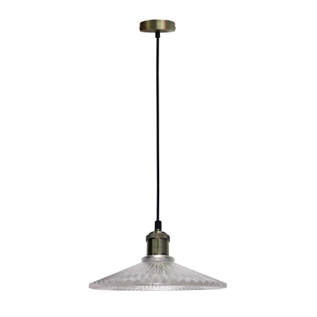 Lampa wisząca kolor patyny styl Art Deco LEDEA 50101271 z serii CHESTER