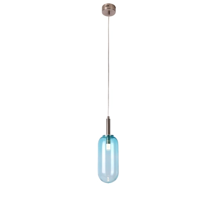 Lampa wisząca LED z niebieskim kloszem LEDEA 50133213 z serii FIUGGI
