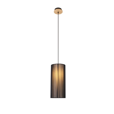 Lampa wisząca z wąskim czarnym abażurem LEDEA 50101217 z serii KIOTO
