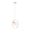 Biała lampa wisząca minimalistyczna okrągła LEDEA 50101198 z serii NEXO