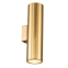 Kinkiet podwójna złota tuba wąska E27 LEDEA 50401228 z serii AUSTIN 2