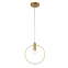 Lampa wisząca minimalistyczna złota LEDEA 220mm 50101232 z serii ERIE