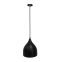 Czarna lampa wisząca metalowa do kuchni LEDEA 50101268 z serii YSTAD