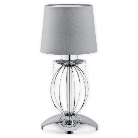 Dekoracyjna lampka stołowa w stylu glamour O2488 L1 CH z serii AGILA