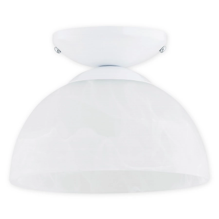 Lampa sufitowa z białym alabastrowym kloszem O3130 P1 BIA serii FREJA