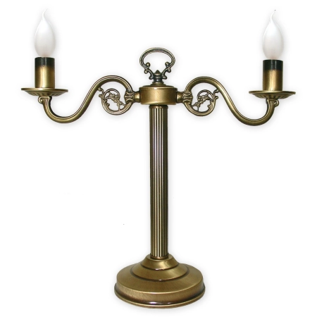 Dekoracyjna, królewska lampka stołowa 388/L2 z serii ŚWIECZNIK