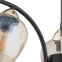 Stylowa lampa z bursztynowymi kloszami O3073 W3 CZA ZL z serii MARAL 2