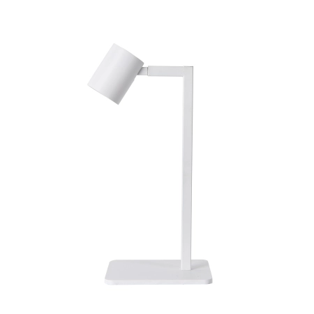 Minimalistyczna, biała lampka biurkowa LP-731/1T WH z serii SNOW