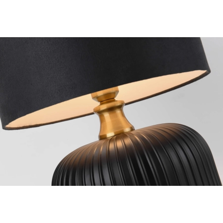 Elegancka, czarno-złota lampka stołowa LP-1515/1T SMALL z serii TAMIZA 2 3