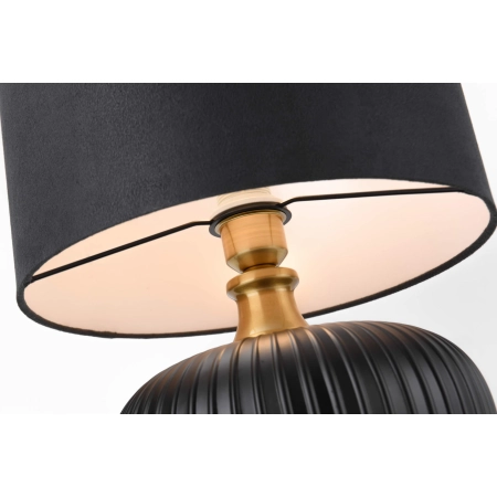 Elegancka, czarno-złota lampka stołowa LP-1515/1T SMALL z serii TAMIZA 4
