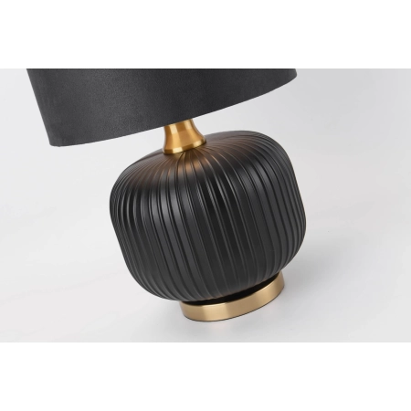 Elegancka, czarno-złota lampka stołowa LP-1515/1T SMALL z serii TAMIZA 5