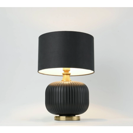 Elegancka, czarno-złota lampka stołowa LP-1515/1T SMALL z serii TAMIZA - wizualizacja 2
