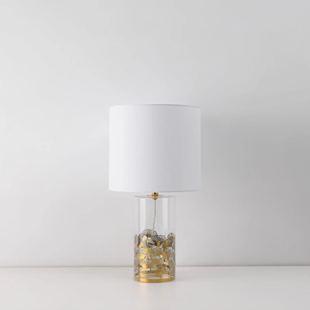 Stylowa lampka do eleganckiego salonu LP-818/1T WH z serii SUNFLOWER - wizualizacja 2