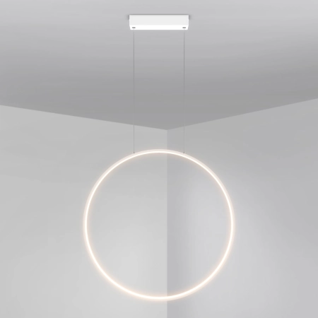 Nowoczesna lampa wisząca LED do łazienki LP-999/1P S WH z serii MIRROR