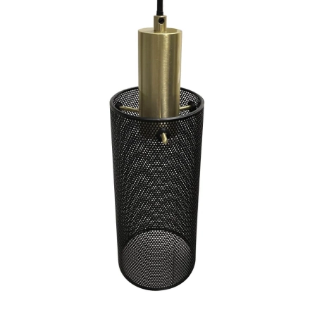 Smukła, druciana lampa wisząca tuba LP-945/1P BK z serii TIRANA - 2