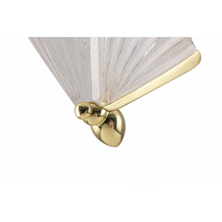 Dekoracyjna, złota lampa wisząca art deco LP-1715/1P z serii MARIPOSA - 6