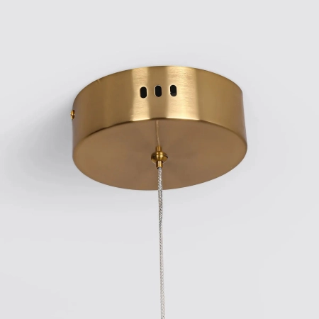 Ledowa, złota lampa wisząca nad stół LP-2345/1P M z serii MELECA - 3