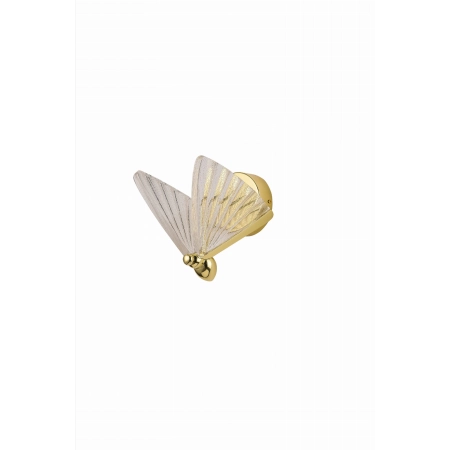 Złoty, dekoracyjny kinkiet w formie motyla LP-1715/1W z serii MARIPOSA - 2
