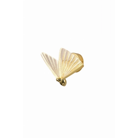 Złoty, dekoracyjny kinkiet w formie motyla LP-1715/1W z serii MARIPOSA - 4
