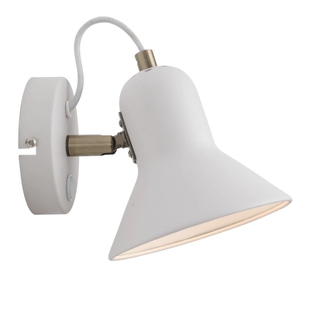 Nowoczesna lampa z włącznikiem, do sypialni LP-1122/1W WH z serii ASTAMA