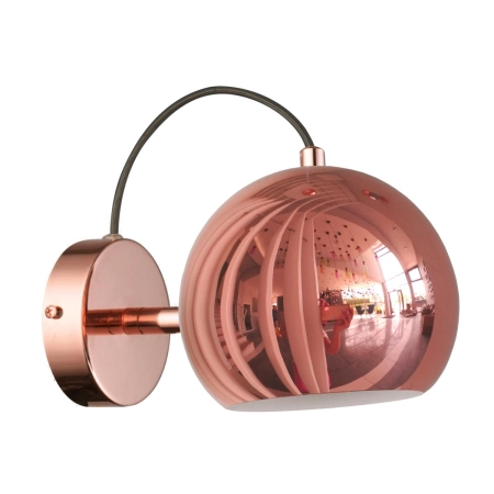 Designerska lampa ścienna w kolorze miedzi LP-2014/1W z serii RAME