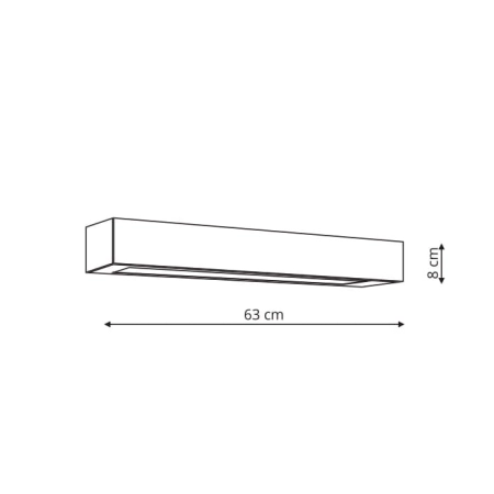 Nowoczesny plafon łazienkowy biały LP-7001/1C WH-63 18/4 z serii IBROS 2