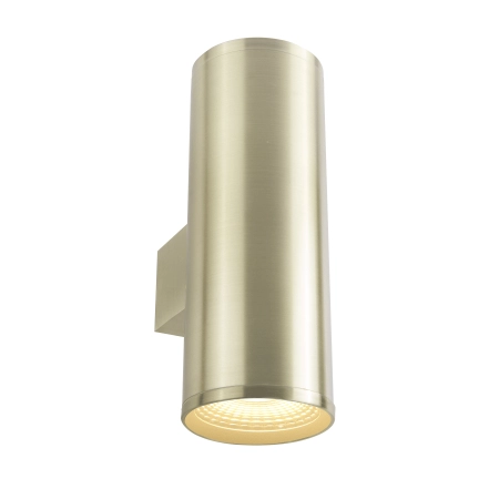 Designerska, złota lampa ścienna dwukierunkowa LP-108/1W GD z serii TORRE
