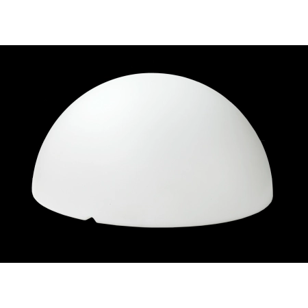 Zewnętrz lampa ogrodowa, biała półkula LP-3519-600 z serii CLOUDS