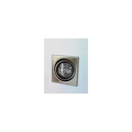 Srebrne, kwadratowe oczko podtynkowe LP-DL339 z serii KALLISTO