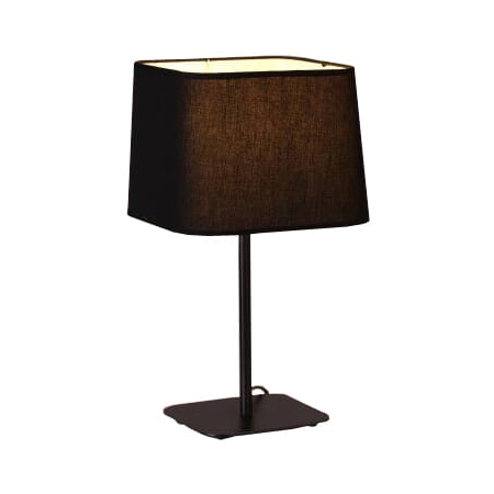 Czarna, klasyczna lampa, na szafkę nocną LP-332/1T BK z serii MARBELLA