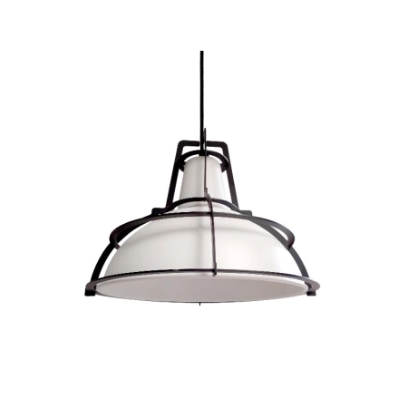 Designerska lampa wisząca w stylu loft LP-123/1P L WH z serii DRITTO