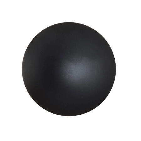 Czarny, mały okrąg ścienny LED ⌀16cm LP-8102/1C-6W BK z serii PLATILLO