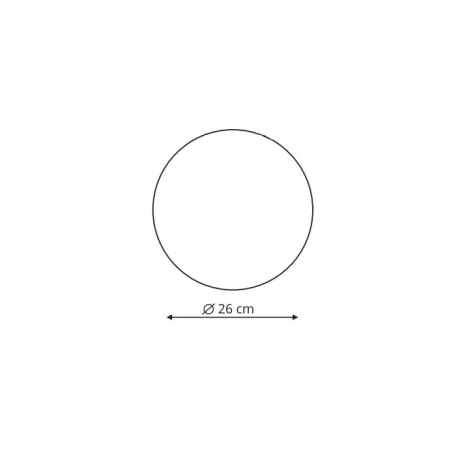 Biały, ledowy plafon okrąg ⌀26cm LP-8102/1C-18W WH z serii PLATILLO 3