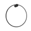 Ledowy, łazienkowy kinkiet ring LED ⌀90 LP-999/1W L BK z serii MIRROR