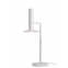 Biała, industrialna, metalowa lampka biurkowa LP-1661/1T WH z serii HAT