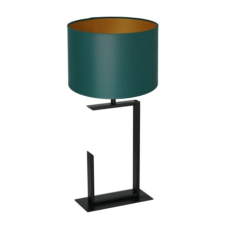 Zielono-złota lampka stołowa, do gabinetu LX 3419 z serii TABLE LAMPS