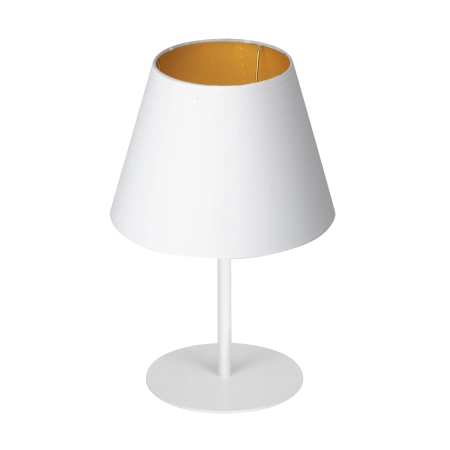 Lampka nocna, stołowa w białym kolorze LX 3457 z serii ARDEN