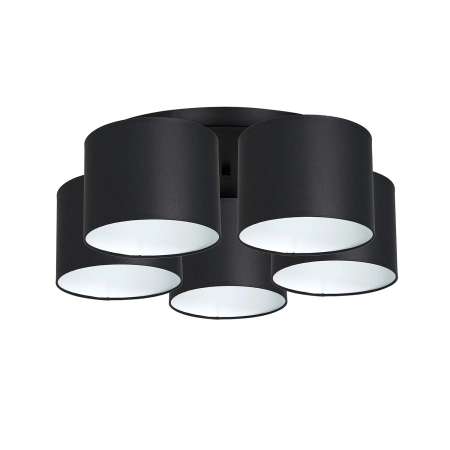 Lampa sufitowa z czarno-białymi abażurami LX 3470 z serii ARDEN