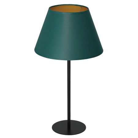 Wysoka, zielono-złota lampka stołowa LX 3560 z serii ARDEN