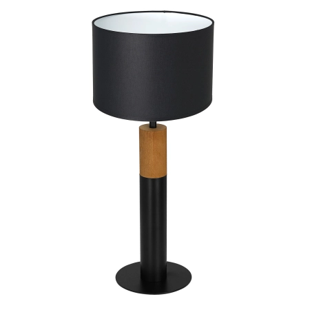 Czarna lampka stołowa, z abażurem LX 3590 z serii TABLE LAMPS