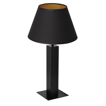 Estetyczna lampka stołowa, czarno-złota LX 3612 z serii TABLE LAMPS