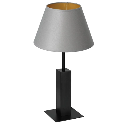 Dekoracyjna lampa stołowa, czarna podstawa LX 3644 z serii TABLE LAMPS