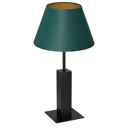 Złoto-zielona lampka stołowa, do sypialni LX 3645 z serii TABLE LAMPS