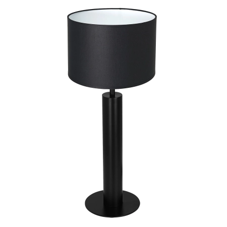 Czarna lampka nocna, do oświetlenia stołu LX 3663 z serii TABLE LAMPS